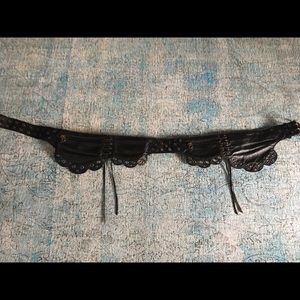 Black Leather Utility Belt